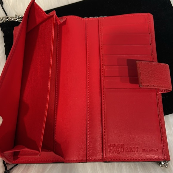 Authentic Alexander McQueen Skull Wallet / WOC - Picture 7 of 17